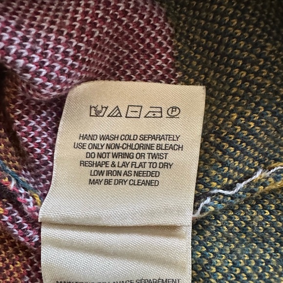 Maeve Multicolor Chevron Short Sleeve Top - Picture 6 of 8